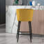Catharina Upholstered Counter Stool with Metal Frame-2035920788