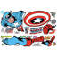 Décalcomanie murale Marvel Captain America