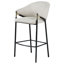 Ensemble de 2 chaises de bar en tissu d'ameublement Chadwick