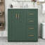 Meuble-lavabo luxueux en bois avec lavabo et rangement spacieux