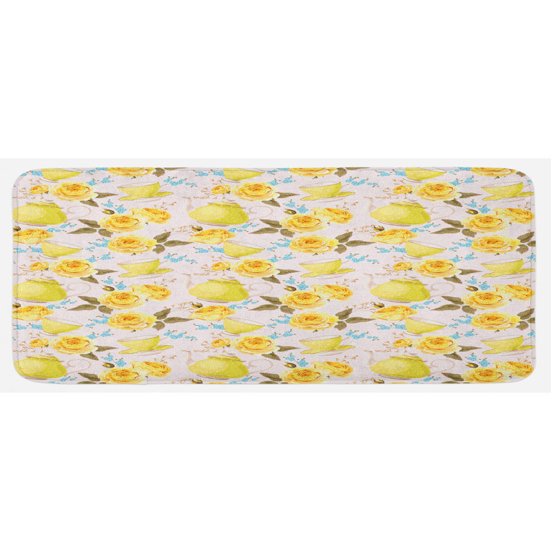 Tapis de cuisine thé