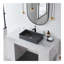 Lavabo vasque moderne en pierre de quartz