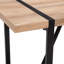 55" Rustic Industrial Dining Table For 4–6 People, Thick Engineered Wood Top With Black Metal Legs, Rectangular Kitchen & Living Room Table-398197649