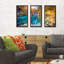 «Plitvice Lakes National Park, Comores», ensemble de 3 reproductions de photos encadrées-20445359