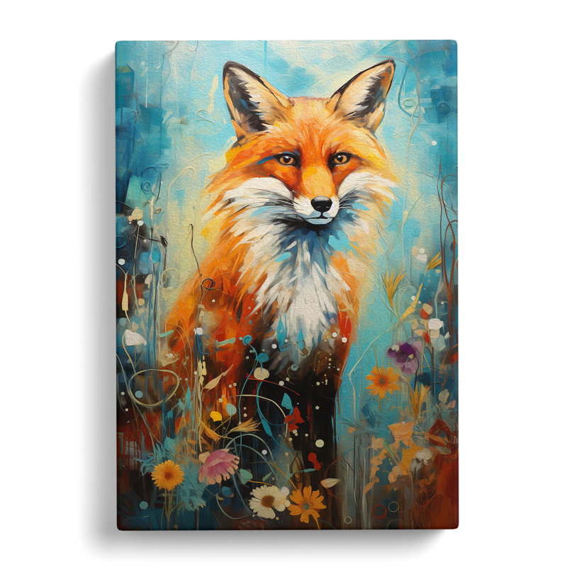 Fox Expressionism No.2 - Print, 76cm H x 50cm W x 3cm D