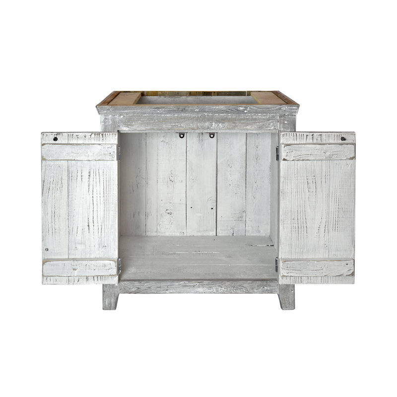 Americana 30" Single Bathroom Vanity Base Only, Driftwood