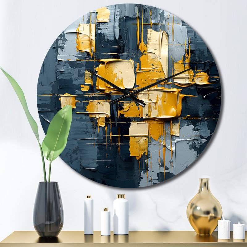 Horloge murale abstraite, Moyenne