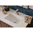 Ruvati Decora Single Handle Square Art Deco Square Transitional Bathroom Faucet in Brushed Nickel