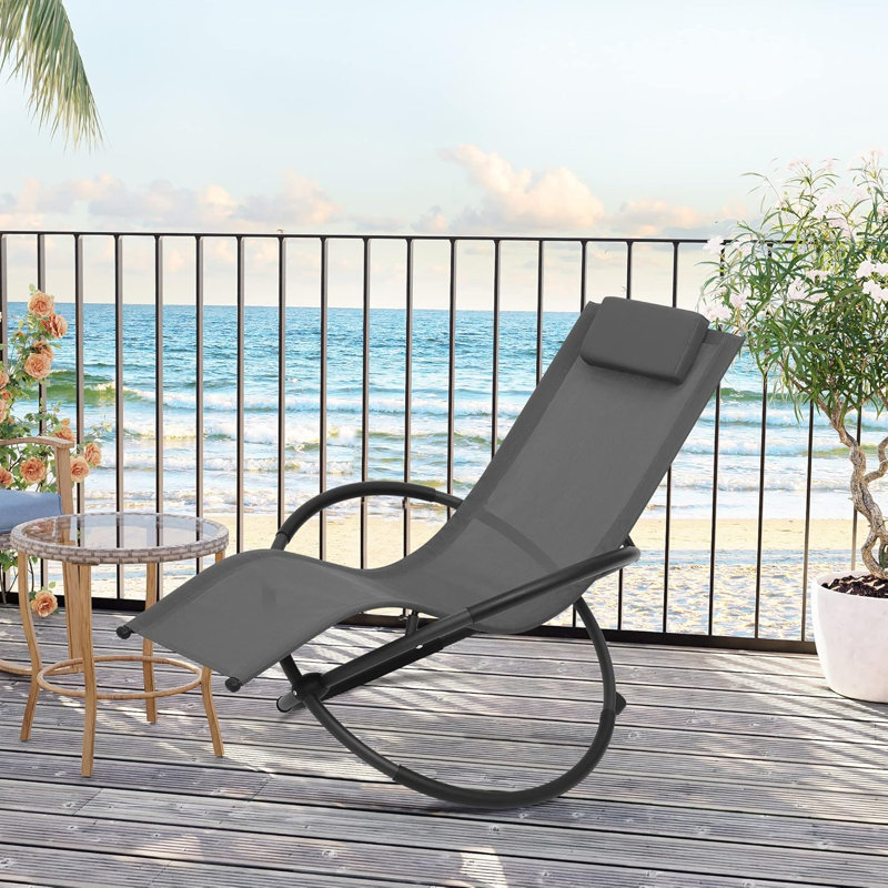 Pinkerton 152cm Long Reclining Zero Gravity, Grey
