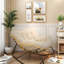 Fauteuil à bascule Luxury Rattan Egg-1348281634