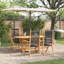 Garden Dining Set Folding Manual 5 Pcs-1069025193