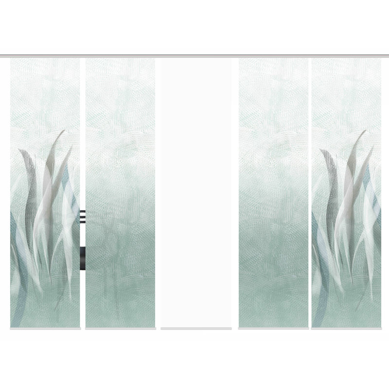Room Darkening Sliding Panel, Sage