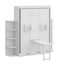 Lit escamotable avec armoire murale cachée-1413165094