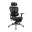 Chaise d'ordinateur pivotante à 360 ° avec dossier haut, repose-pieds et accoudoirs-2042329465-2042329410-2042329464