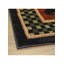 Tapis géométrique beige / noir Seagle-67222903