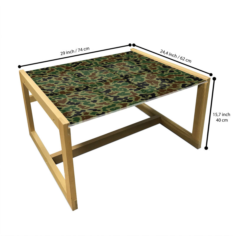 Iolaus Sled Coffee Table, 62cm H x 74cm W x 40cm D