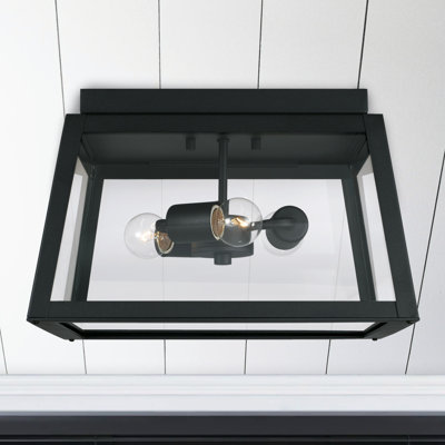 Plafonnier encastré d'extérieur 3 lumières Leighton