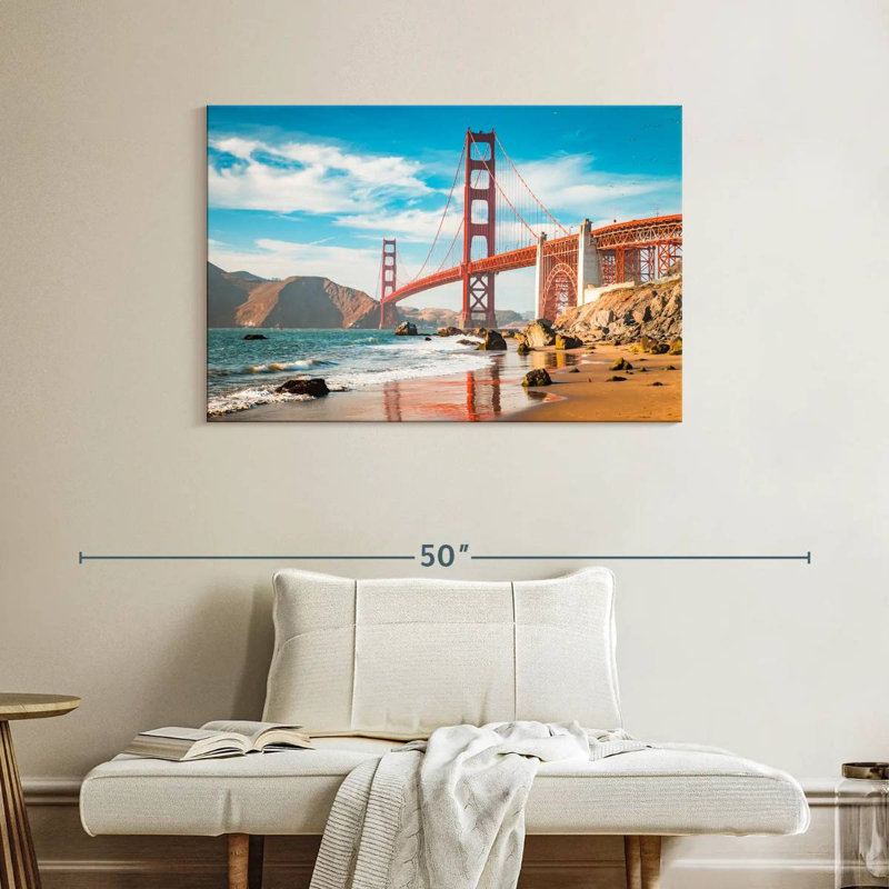 Lilie Golden Gate Beach Coast, H 26 po x l 39 po