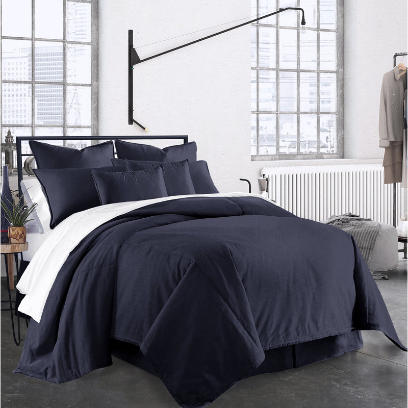 Carter Comforter Set, Twin Comforter + 1 Sham + 1 Throw Pillow, White