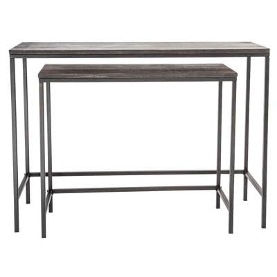 Alegacy Solid Wood Frame Nesting Tables