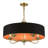 5 Light Antique Brass Pendant Chandelier-1108689830