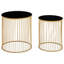 Avento Glass Top Side Table Set