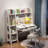 Dushane Kids Writing Desk Computer Table Bookshelf with Chair-4963659