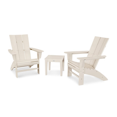 POLYWOOD® Modern Adirondack 2-Person Patio Seating Group