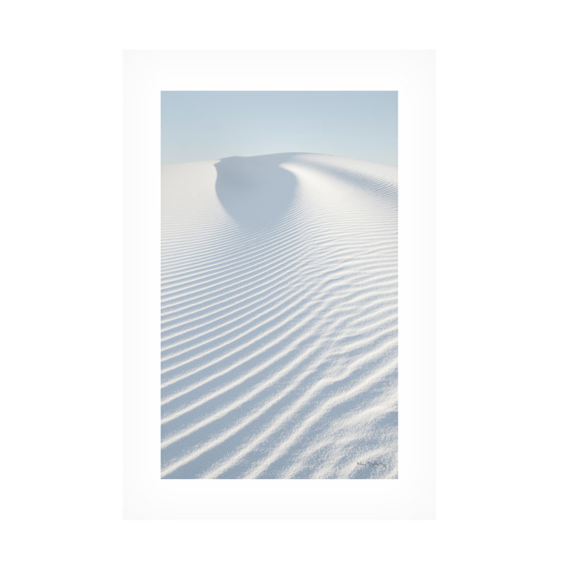 Art sur toile «White Sands II» par Alan Majchrowicz, H 32 po x l 22 po x P 2 po