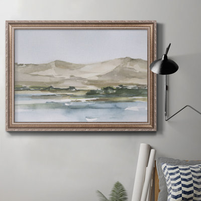 Desert Mountains II - peinture sur toile encadrée