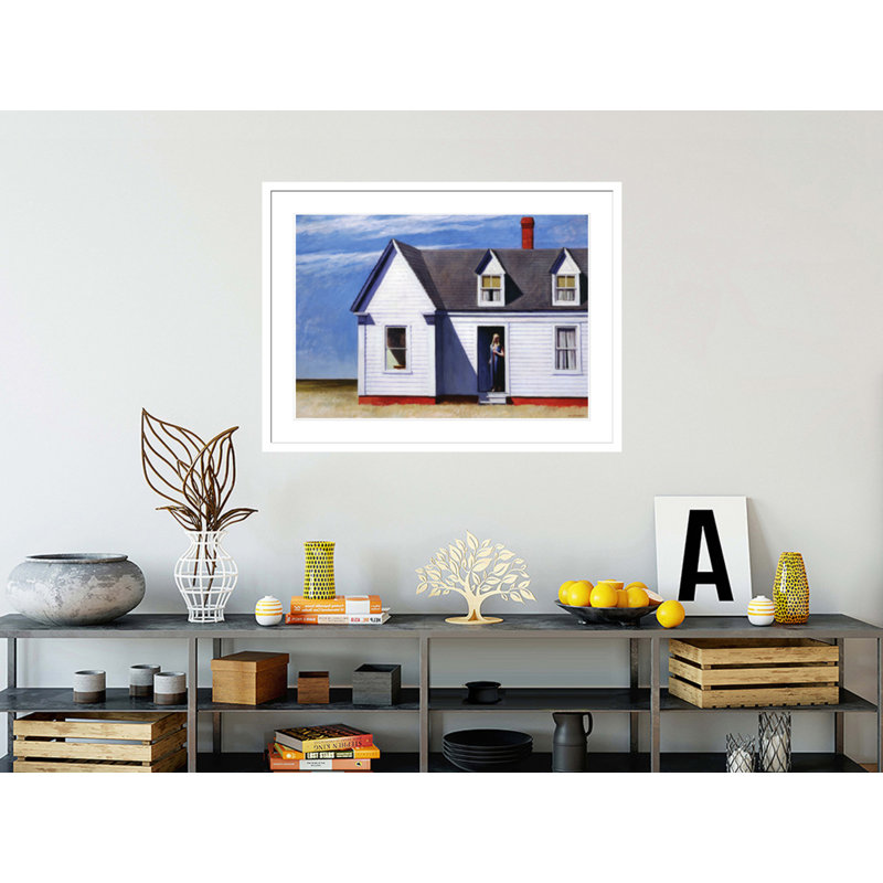 «High Noon» par Edward Hopper, impression giclée sur cadre, 31.13" H x 41.5" W