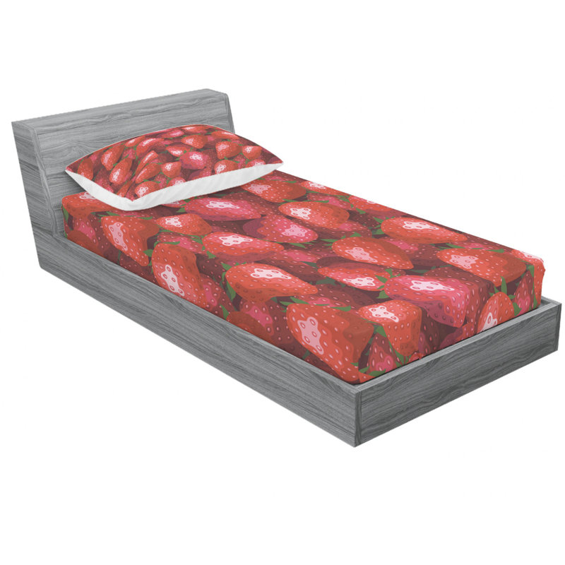 Microfiber Sheet Set, Twin Sheet Set with Fitted Sheet