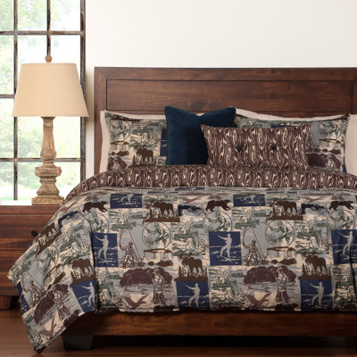 North Shore Modern & Contemporary Polyester Abstract Duvet Cover & Insert