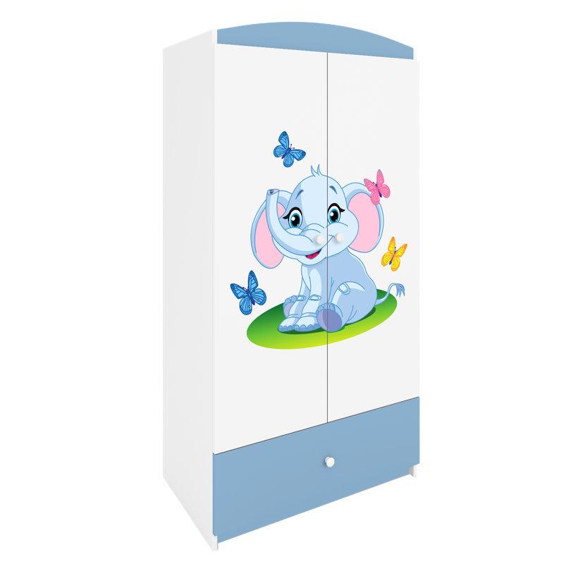 Cicero 2 Door Wardrobe, Blue
