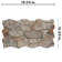 Andorra 10" x 19" Ceramic Stone Look Wall Tile