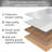 Somu Lines Decorative Hardboard Placemats with Protective Cork Backing