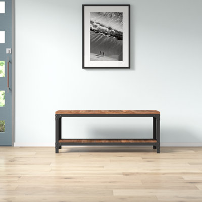 Cabrera Steel Storage Bench