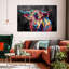 «Highland Cow intérieur Antelope Canyon» sur toile-92497606