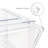 Rebrilliant Stackable, Double Magnetic Doors, Organizer & Shoebox, Clear, 8-pack