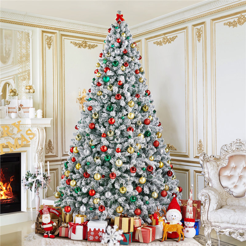 Arbre de Noël artificiel Ericka, Poteau d'angle H 9 pi