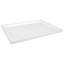 Jaimes Plastic Shower Tray - White-165479380-165479390