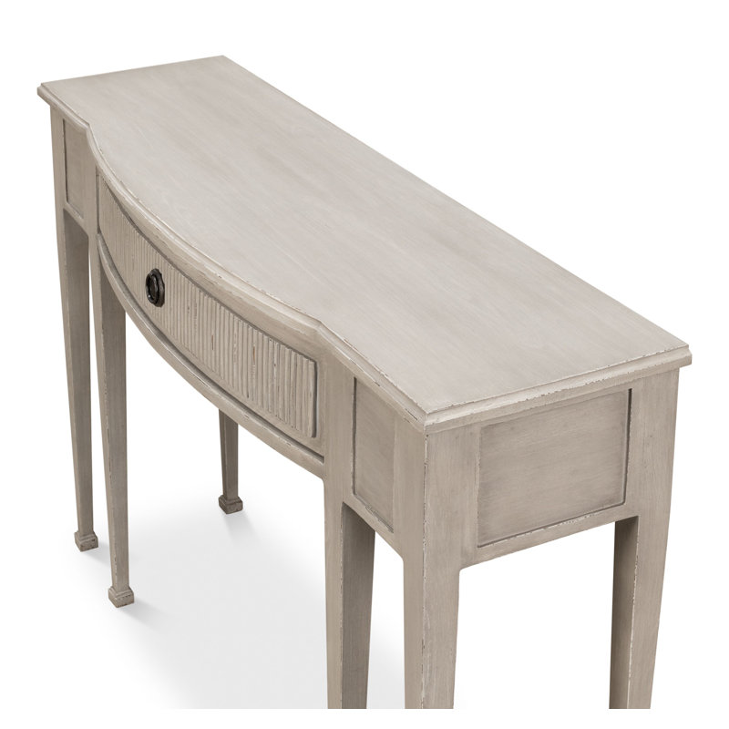 Madora 48'' W Solid Wood Console Table, Gray Traditional