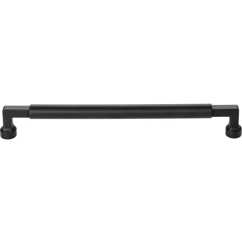 Cumberland Bar pull, Flat Black, 8 13/16" Center to Center