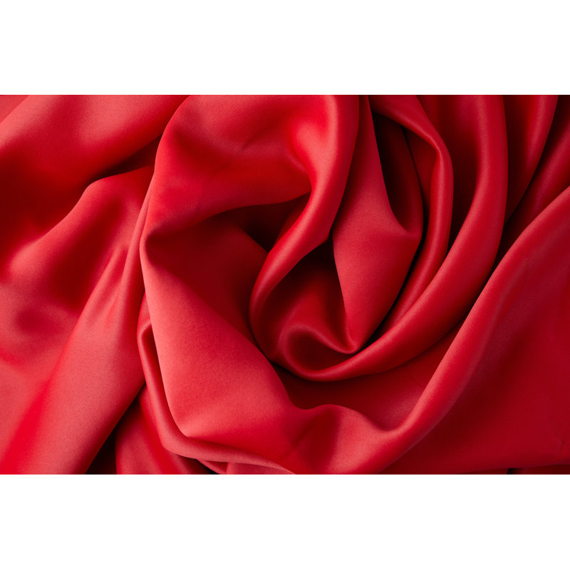 Cozine Blackout Curtain Pair, Red, 168 W x 183 D cm