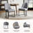 Modern Upholstered Metal Frame Side Dining Chair-1042027744