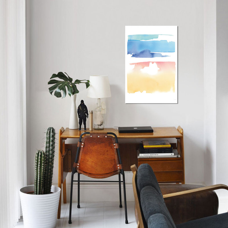 « waterslide fusion », reproduction d’impression sur toile tendue, H 26 po x l 18 po x P 1,5 po, Toile tendue, Pas de tapis