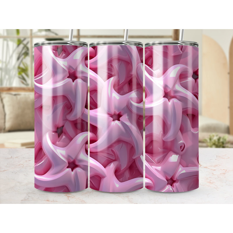 Choose Handmade Tumblers 591ml Vacuum Insulated Stainless Steel (18/8) Travel Tumbler with Straw