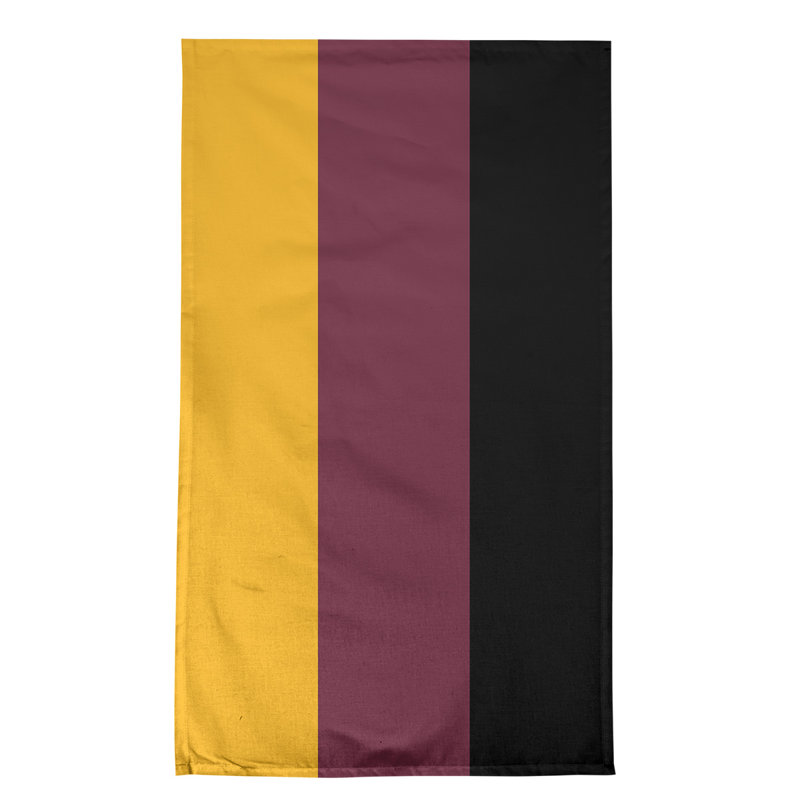 Stripe Tea Towel Kitchen Towel, Cotton, Gold/Wine/Black Cleveland Basketball