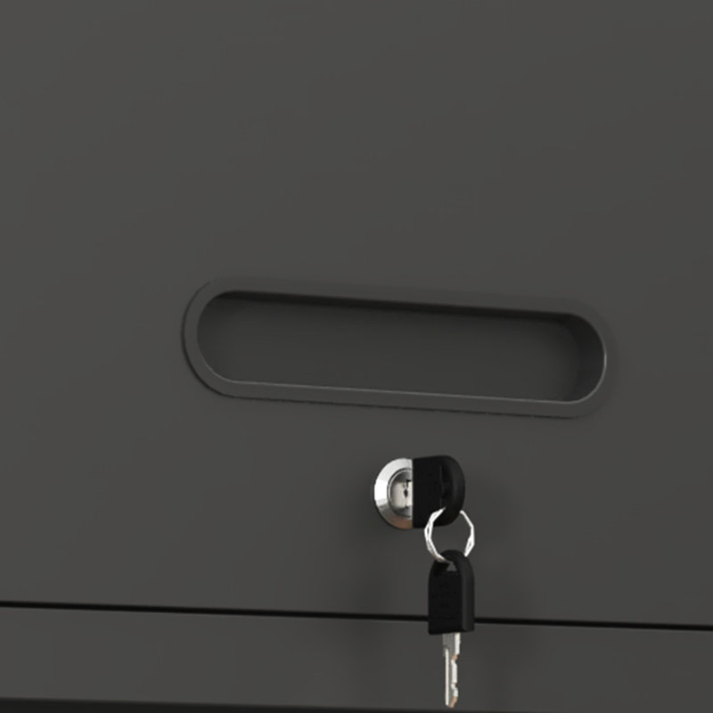 Armoire murale pour atelier de garage - métal robuste, noir. Espace de rangement spacieux, serrure solide, capacité de rangement de 120 lb en métal, support, moderne