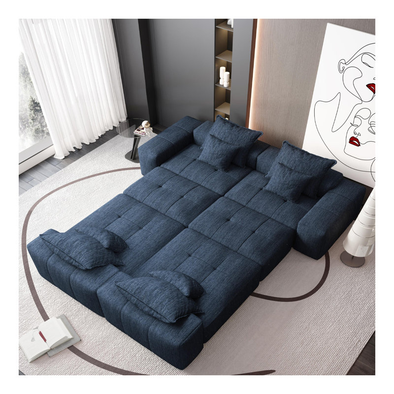 Canapé modulaire surdimensionné Modern, Bleu